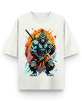 Urban Graphic Off White Oversized T-Shirt