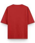 Red Oversized T-shirt Back Design
