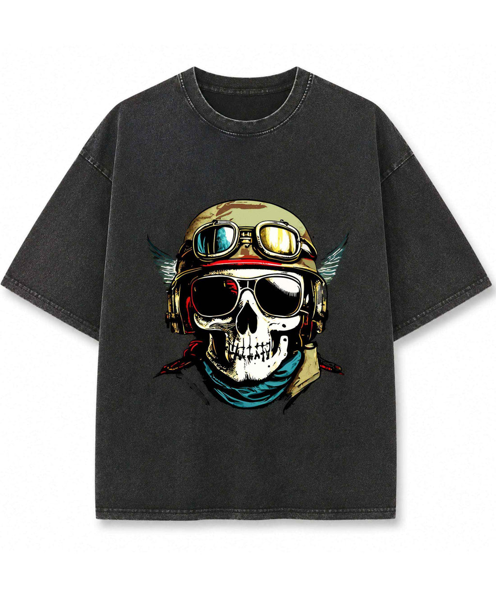 Urban Graphic Vintage Fade Wash Oversized T-shirt