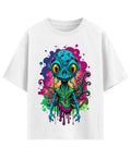 Urban Graphic White Oversized T-Shirt