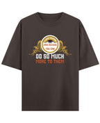 Coffee Oversized T-Shirt Front Design