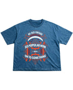 Vintage Graphic Denim Wash Boxy Fit T-shirt