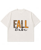 Vintage Graphic Off-White Waffle Boxy Fit