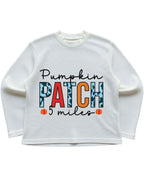 Vintage Graphic Off-White Waffle Knit Oversized Full-Sleeve