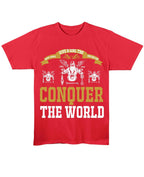 Vintage Graphic Red Regular Fit T-Shirt
