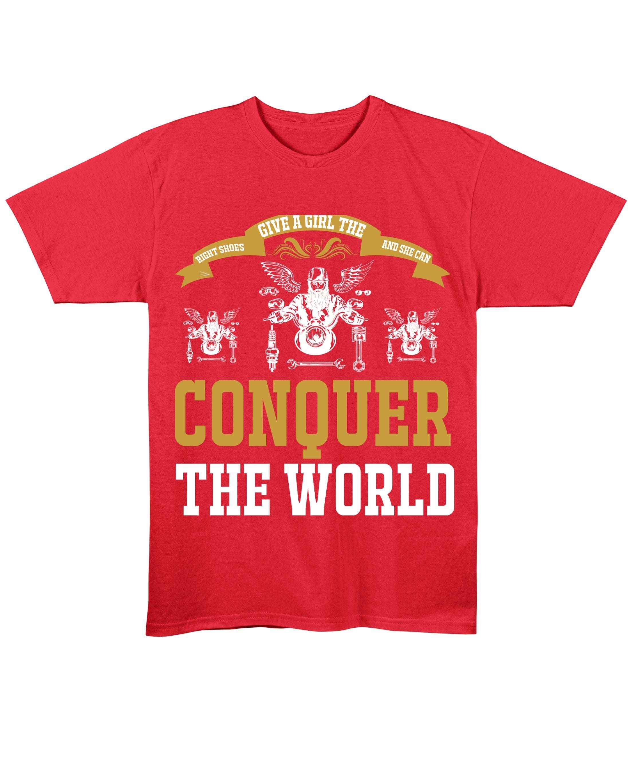 Vintage Graphic Red Regular Fit T-Shirt