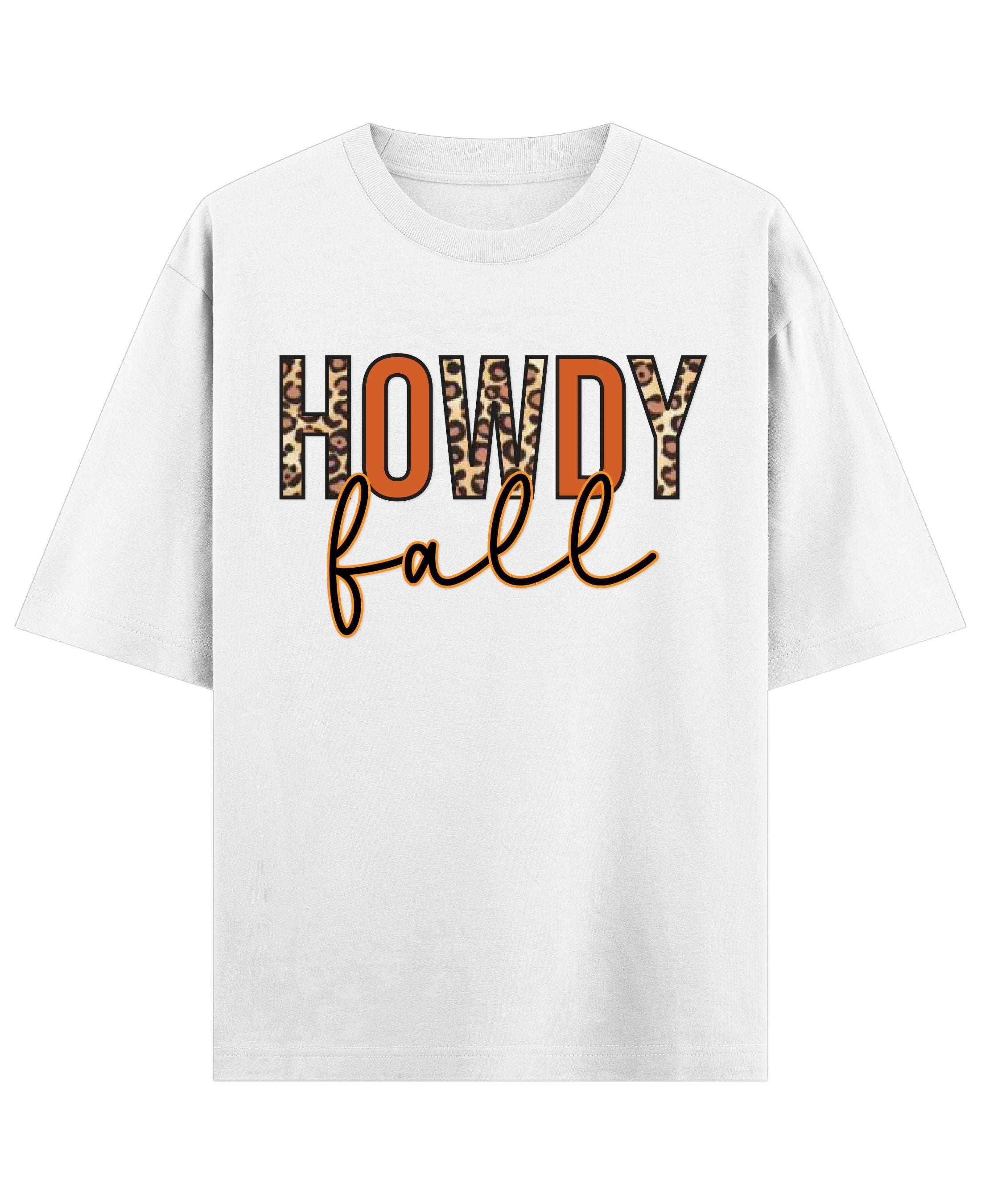 White Oversized T-shirt Front Design