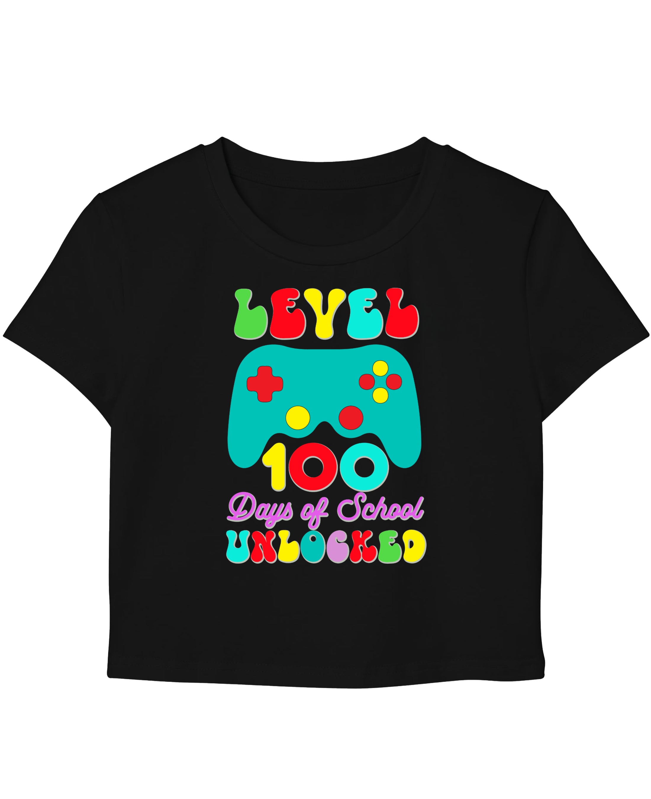Black Baby Tee Front Design