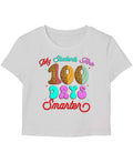 100 Days of School White Baby Tee