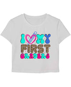 100 Days of School White Baby Tee