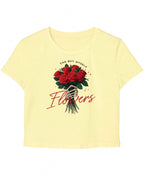Anti Valentine's Day Butter Yellow Baby Tee