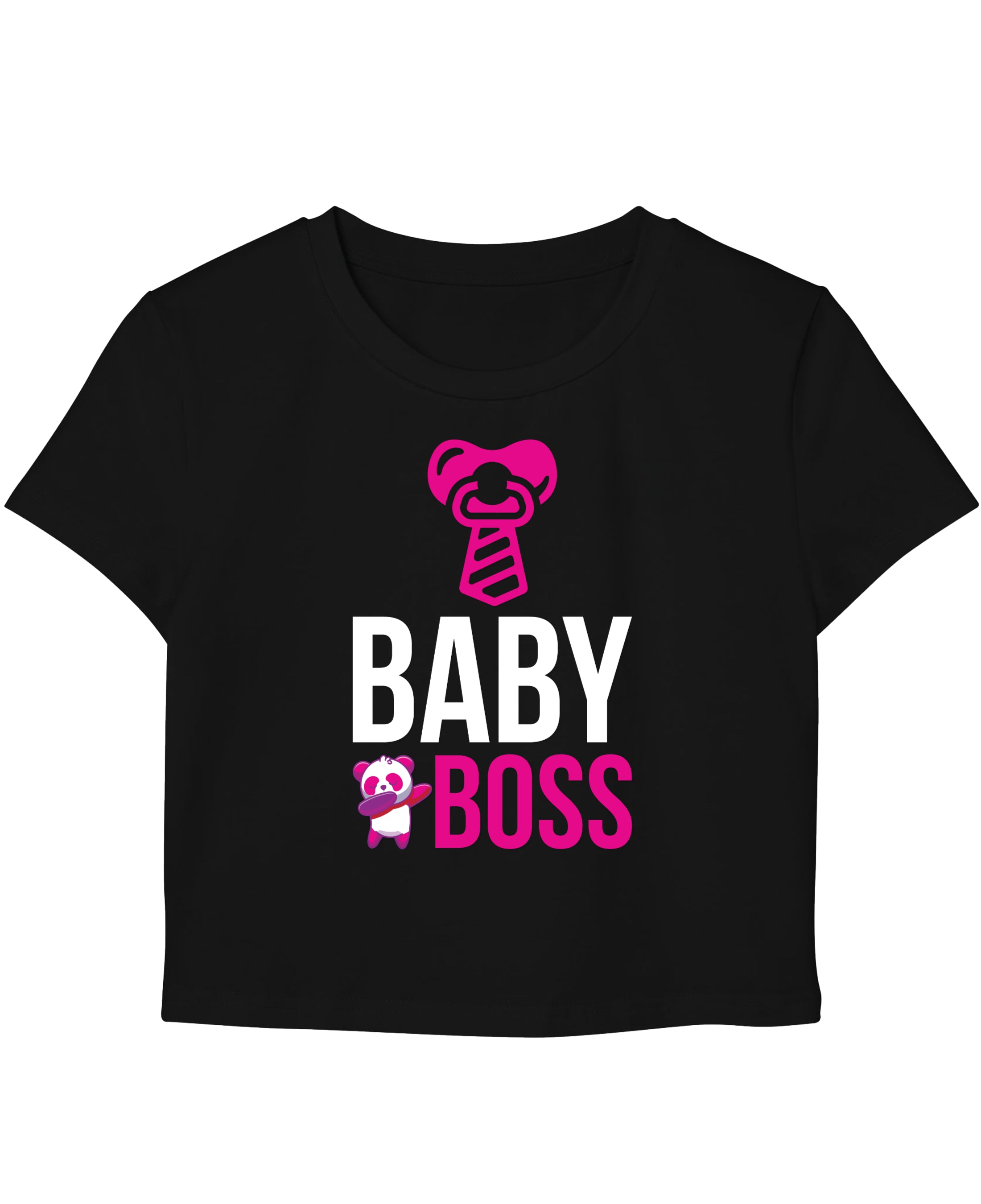 Black Baby Tee Front Design