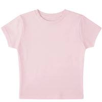 Baby Pink Baby Tee Front Design