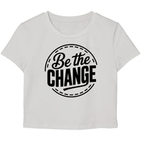 White Baby Tee Front Design