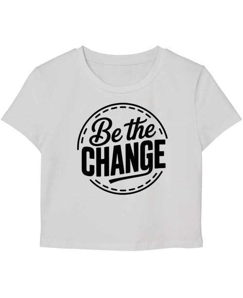 White Baby Tee Front Design
