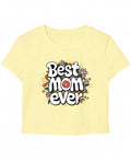 Butter Yellow Baby Tee Front Design