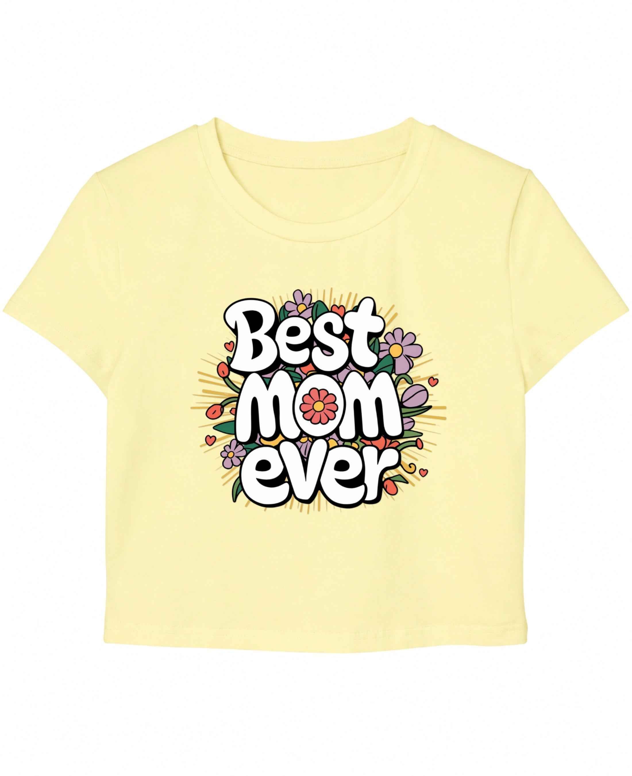 Best Mom Ever Butter Yellow Tee