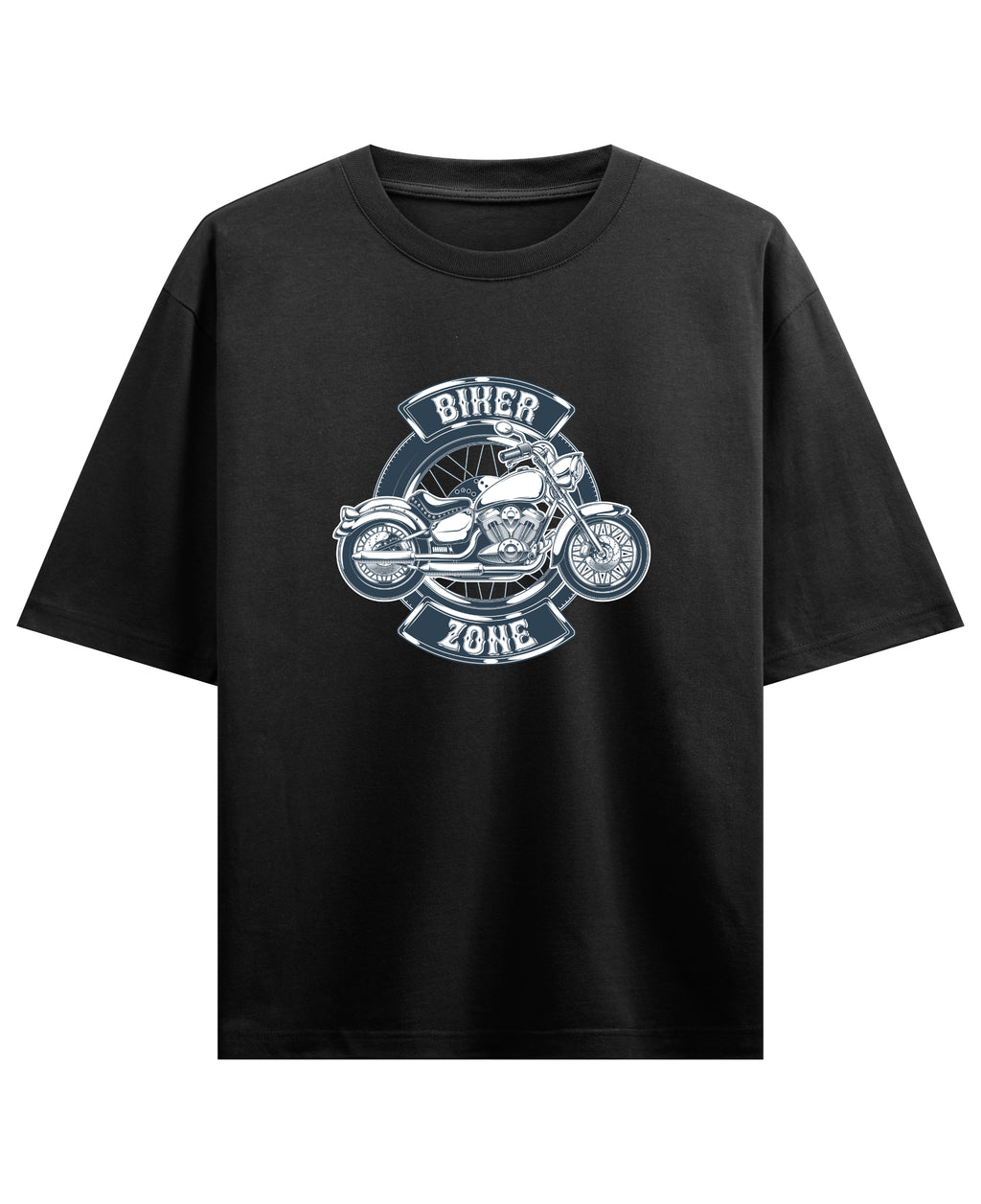 Black Oversized T-shirt Front Design
