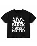 Black Boxy Fit T-shirt Front Design