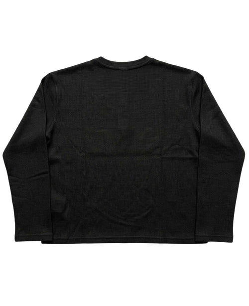 Black Lives Matter Henley waffle knit