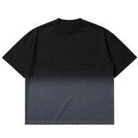 Black Ombré Wash Boxy Fit T-shirt