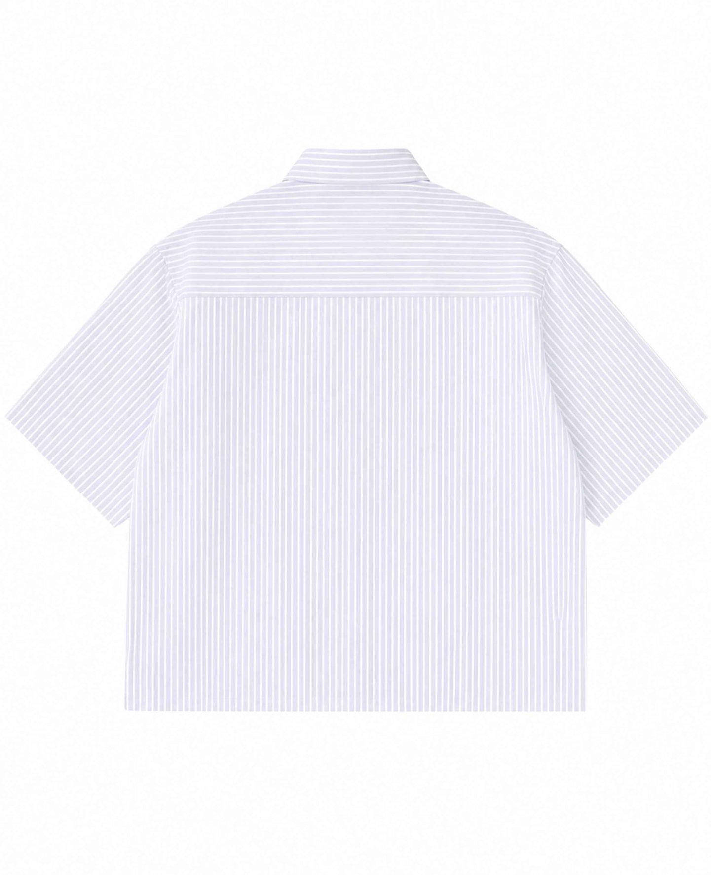Blue Striped Oxford Boxy Shirt