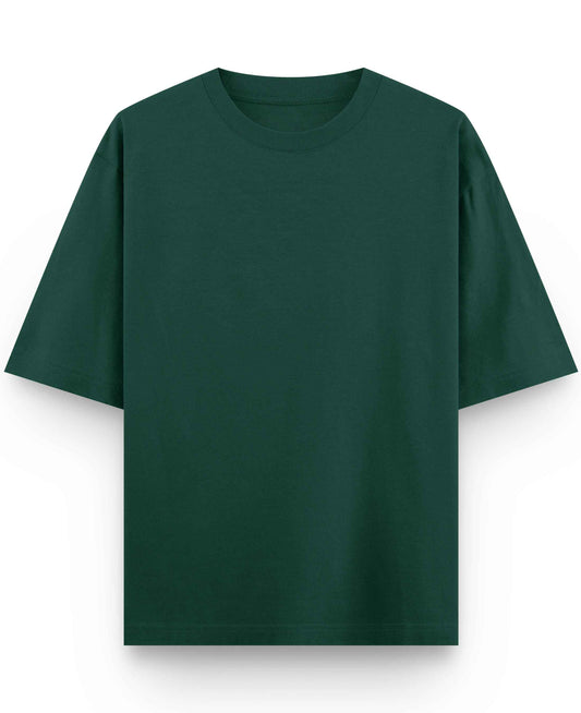 Bottle Green Oversized T-Shirt