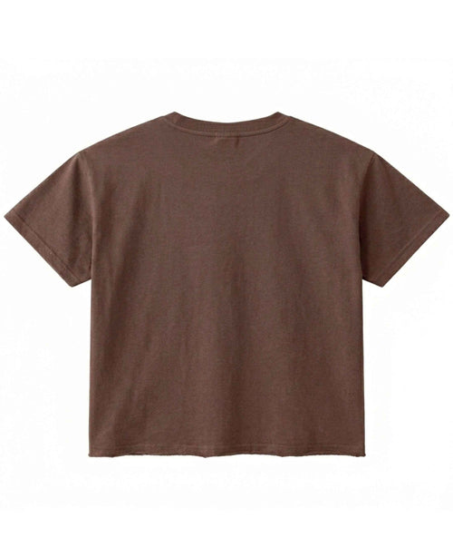 Brown Boxy Fit T-shirt