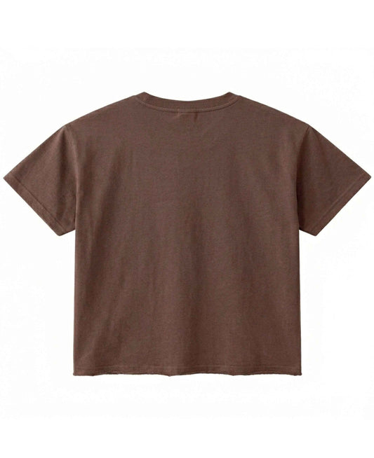 Brown Boxy Fit T-shirt
