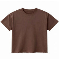 Brown Boxy Fit T-shirt