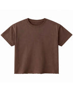 Brown Boxy Fit T-shirt