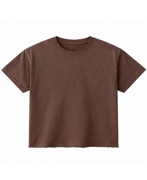Brown Boxy Fit T-shirt
