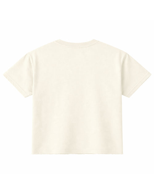Off White Boxy Fit T-shirt Back Design