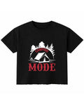 Black Boxy Fit T-shirt Front Design