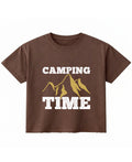 Brown Boxy Fit T-shirt Front Design