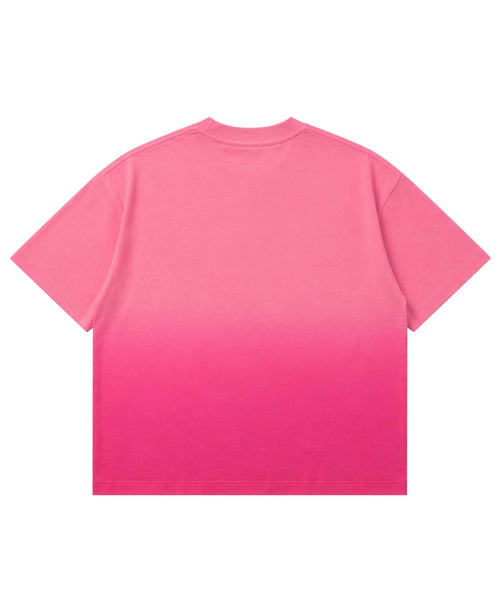 Camping Vibes Only Pink Sunfade Ombré Wash Boxy Fit T-shirt