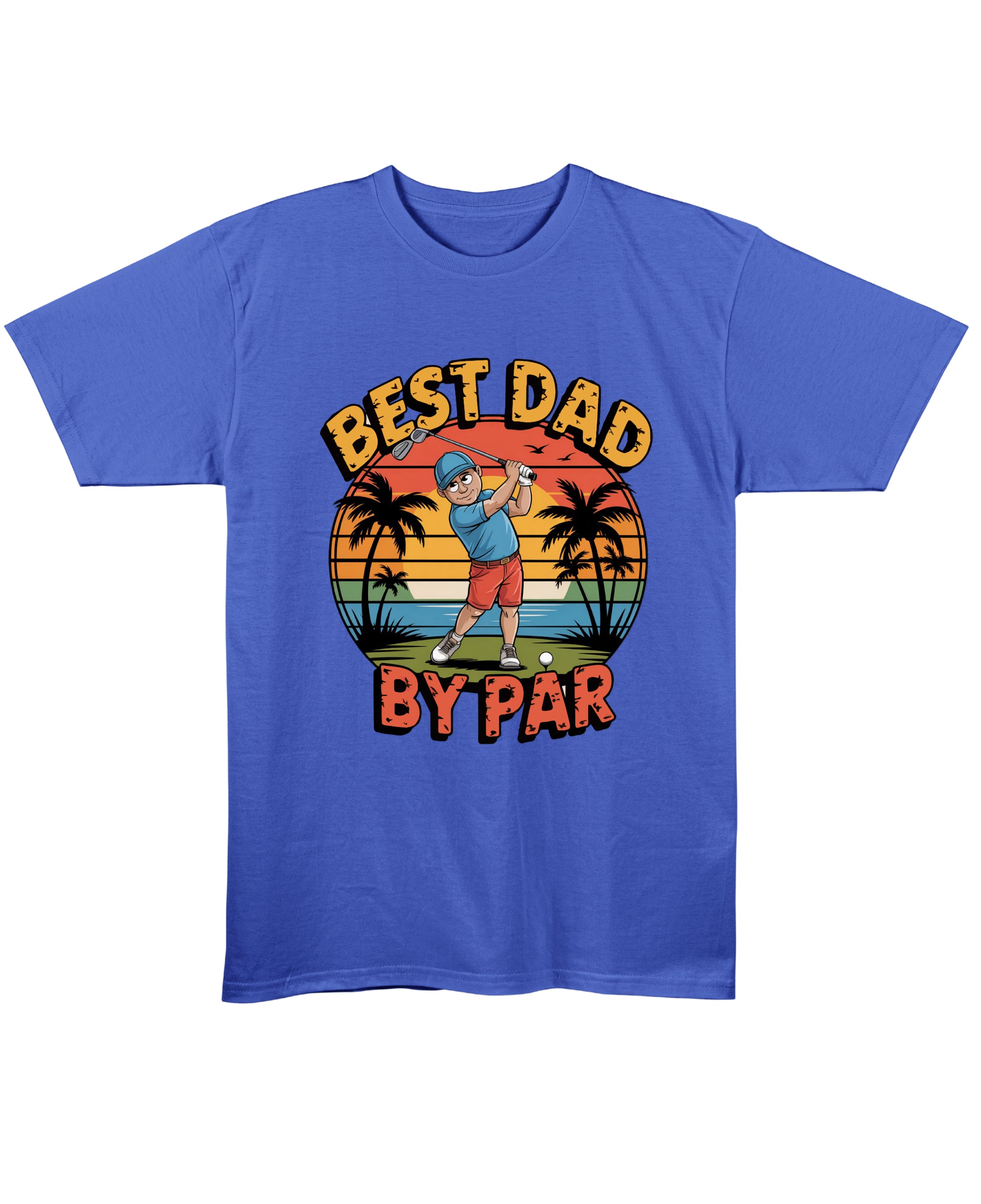 Blue Regular Fit T-shirt Front Design