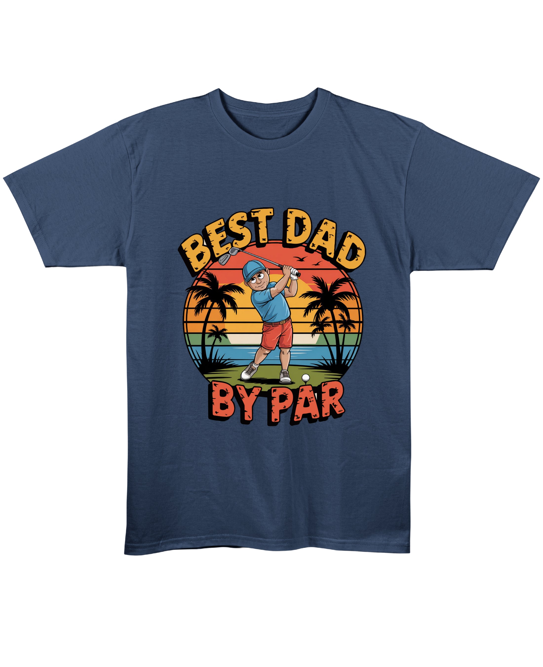 Navy Blue Regular Fit T-shirt Front Design