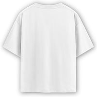 White Oversized T-shirt Back Design