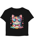 Cool Mom Vibes Black Baby Tee