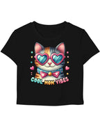 Cool Mom Vibes Black Baby Tee