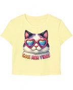Cool Mom Vibes Butter Yellow Baby Tee