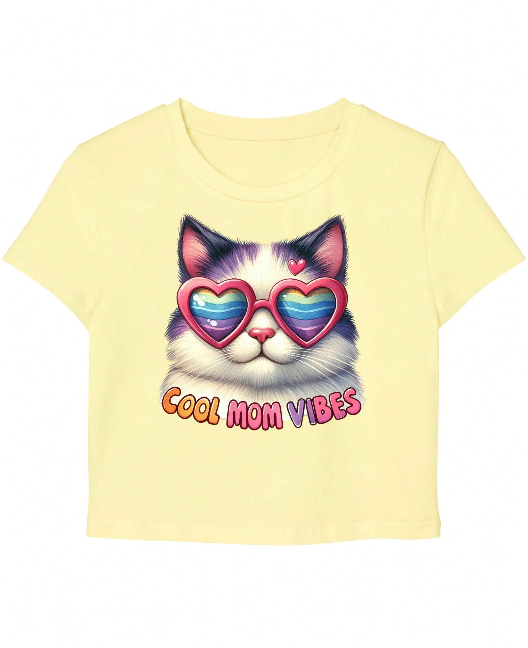 Cool Mom Vibes Butter Yellow Baby Tee