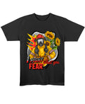 Black Regular Fit T-shirt Front Design