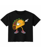 Black Boxy Fit T-shirt Front Design