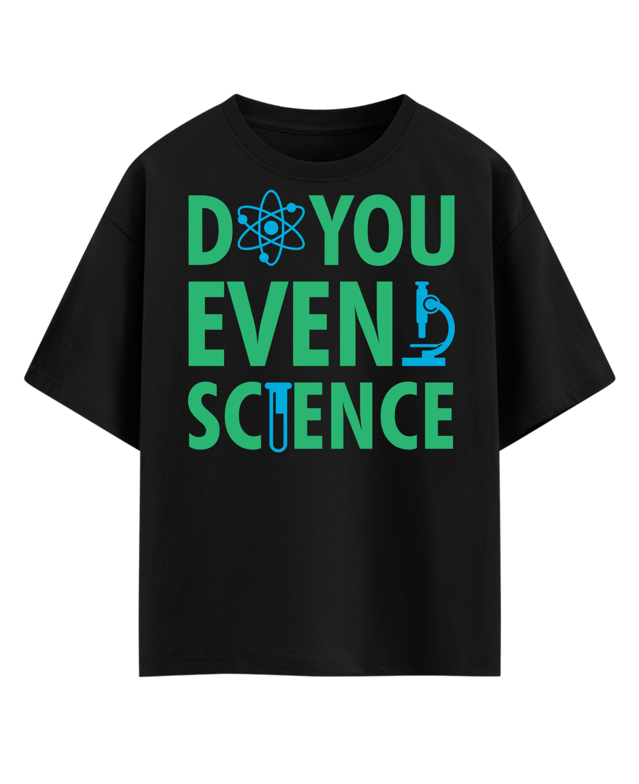 Black Oversized T-shirt Front Design
