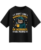 Black Oversized T-shirt Front Design