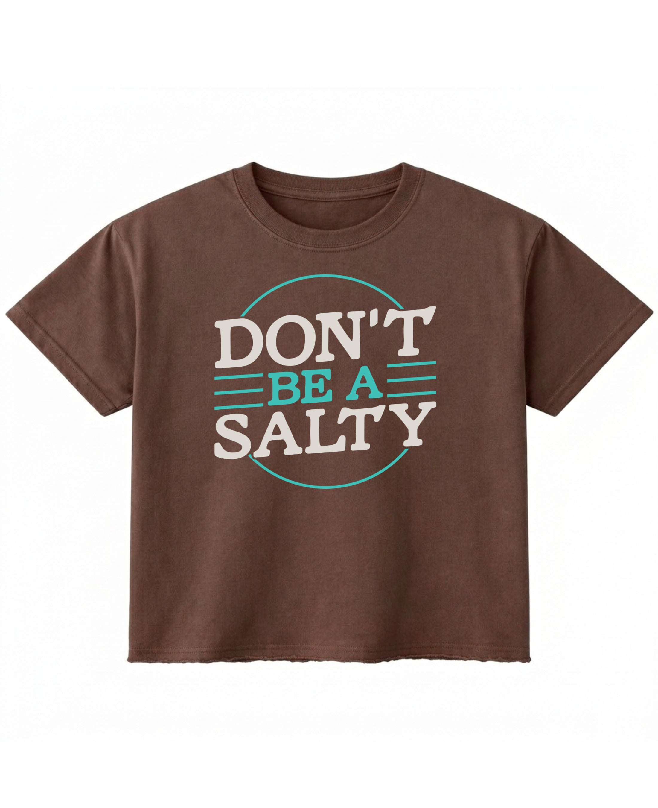 Brown Boxy Fit T-shirt Front Design