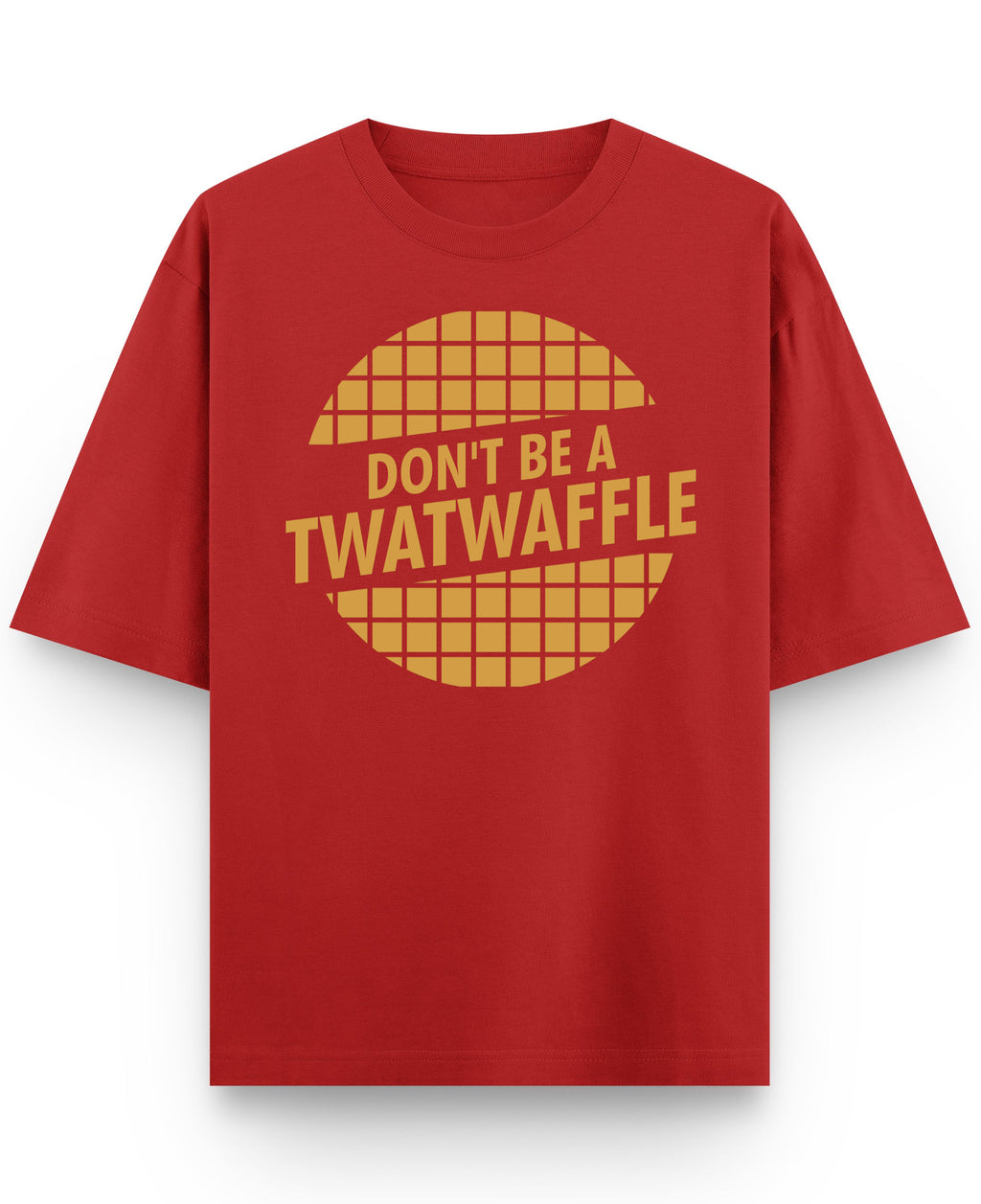 Red Oversized T-shirt Front Design