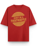 Red Oversized T-shirt Front Design